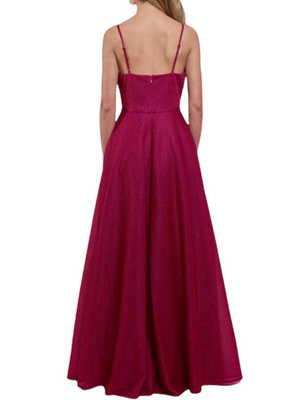Princess Cut Glitter Gown